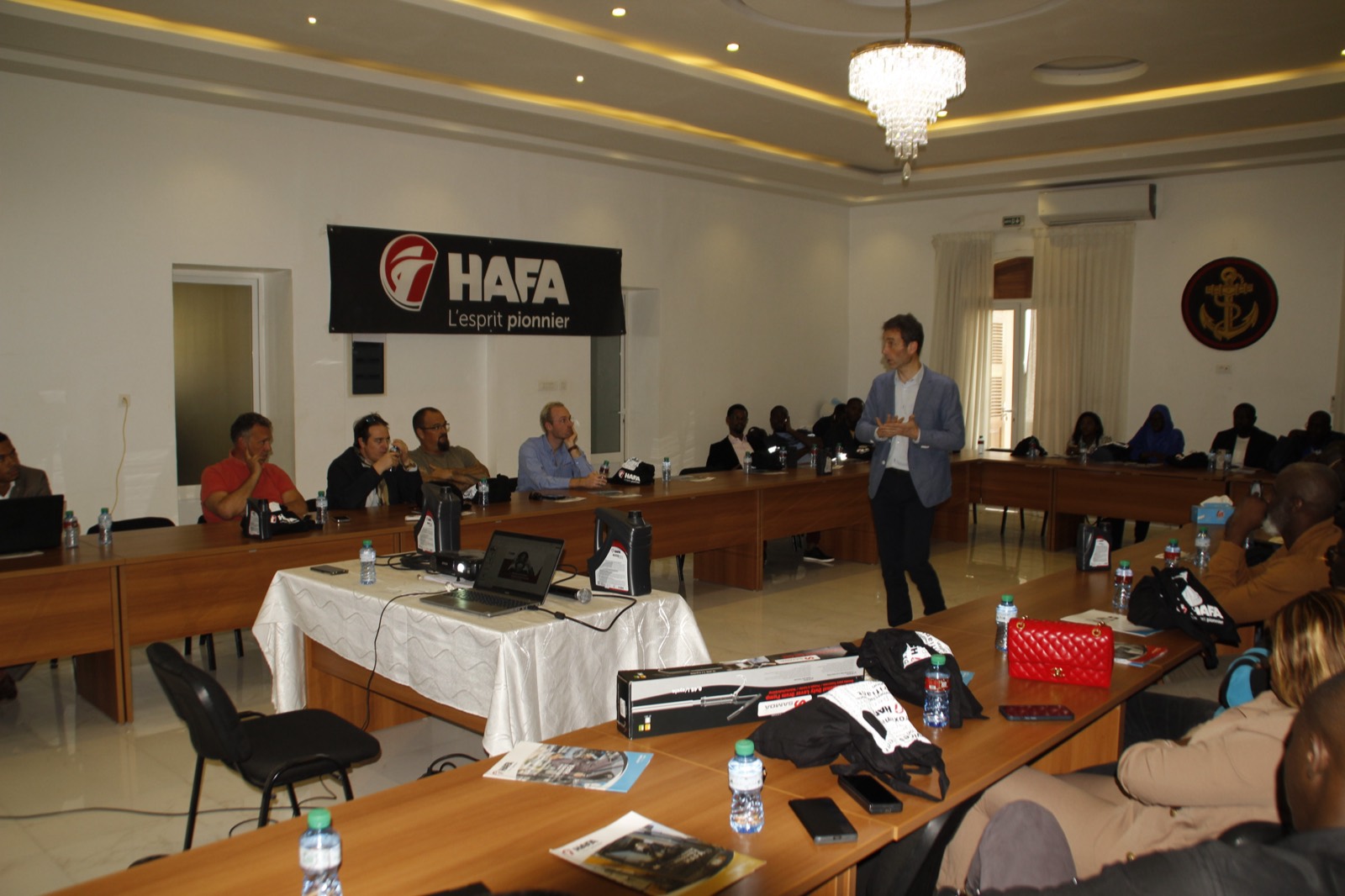 Vue large de la salle de formation HAFA avec les participants